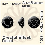 Swarovski XIRIUS Chaton (1088) PP16 - Crystal Effect With Platinum Foiling