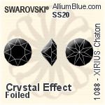 Swarovski XIRIUS Chaton (1088) SS21 - Color With Platinum Foiling