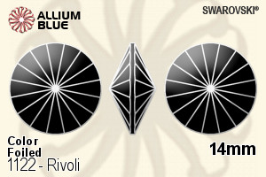 SWAROVSKI 1122 14MM BLACK DIAMOND F