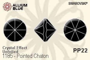 Swarovski Pointed Chaton (1185) PP22 - Crystal Effect Unfoiled - Haga Click en la Imagen para Cerrar