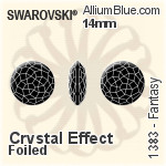 Swarovski Fantasy (1383) 10mm - Color (Half Coated) Unfoiled