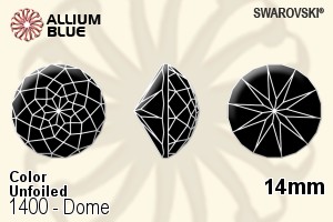 施華洛世奇 Dome (1400) 14mm - 顏色 無水銀底 - 關閉視窗 >> 可點擊圖片