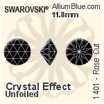 Swarovski Rose Cut (1401) 11.8mm - Crystal Effect Unfoiled