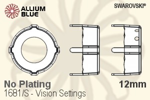 施華洛世奇 Vision花式石爪托 (1681/S) 12mm - 無鍍層