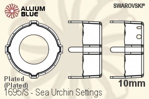 スワロフスキー Sea Urchinファンシーストーン石座 (1695/S) 10mm - メッキ - ウインドウを閉じる