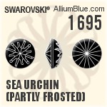 1695 - Sea Urchin (Partly Frosted)