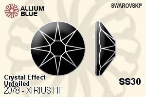 Swarovski XIRIUS Flat Back Hotfix (2078) SS30 - Crystal Effect Unfoiled