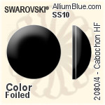 Swarovski Chessboard Circle Flat Back No-Hotfix (2035) 6mm - Color Unfoiled