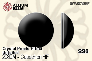 Swarovski Cabochon Flat Back Hotfix (2080/4) SS6 - Crystal Pearls Effect Unfoiled