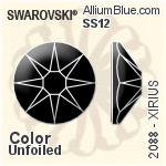 Swarovski XIRIUS Flat Back No-Hotfix (2088) SS12 - Color Unfoiled