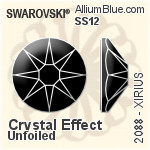 スワロフスキー XILION Rose Enhanced ラインストーン (2058) SS7 - クリスタル 裏面プラチナフォイル