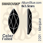 施华洛世奇XILION施亮Rose 进化版 平底石 (2058) SS9 - 颜色 白金水银底