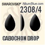 2308/4 - Cabochon Drop
