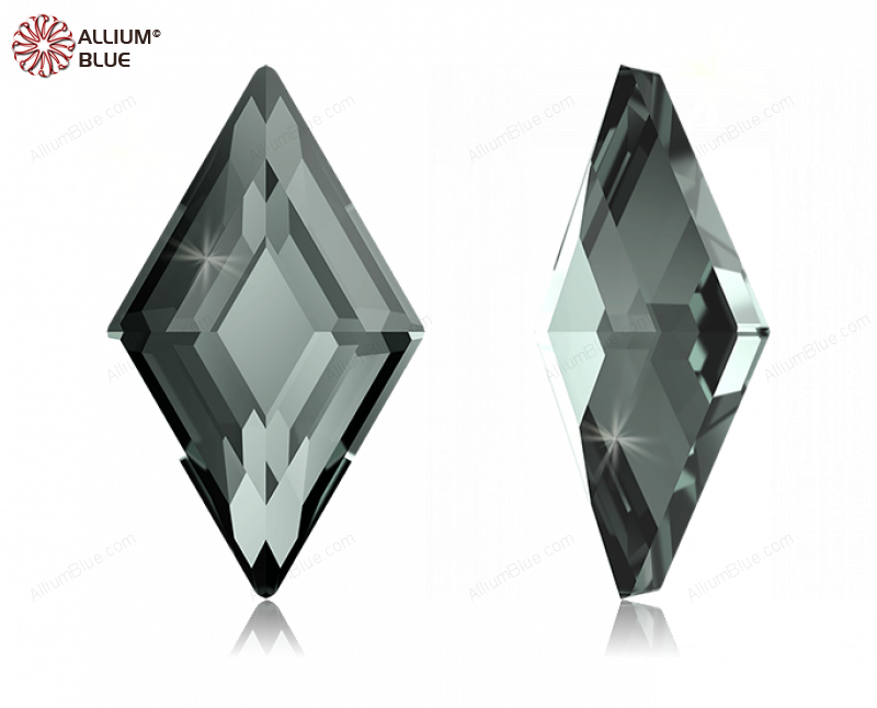 SWAROVSKI 2773 9.9X5.9MM BLACK DIAMOND F