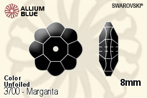 Swarovski Margarita Sew-on Stone (3700) 8mm - Color Unfoiled - Haga Click en la Imagen para Cerrar