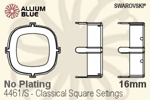 施華洛世奇 Classical 正方形花式石爪托 (4461/S) 16mm - 無鍍層 - 關閉視窗 >> 可點擊圖片