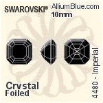 Preciosa MC Chaton MAXIMA (431 11 615) SS48 - Clear Crystal With Dura™ Foiling