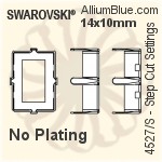 Swarovski Oval Settings (4120/S) 18x13mm - No Plating