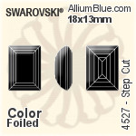 Swarovski Step Cut Fancy Stone (4527) 18x13mm - Color With Platinum Foiling