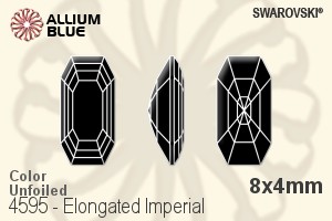 Swarovski Elongated Imperial Fancy Stone (4595) 8x4mm - Color Unfoiled - Haga Click en la Imagen para Cerrar