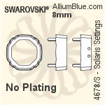 Swarovski Solaris Settings (4678/S) 8mm - Plated