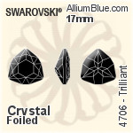 Swarovski Nautilus Fancy Stone (4196) 23x20mm - Color With Platinum Foiling