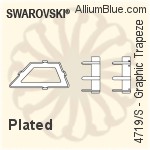Swarovski De-Art Settings (4767/S) 23x13mm - No Plating