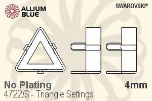 施華洛世奇 Triangle花式石爪托 (4722/S) 4mm - 無鍍層 - 關閉視窗 >> 可點擊圖片