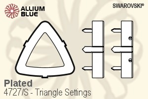 Swarovski Triangle Settings (4727/S) 23mm - Plated - Haga Click en la Imagen para Cerrar