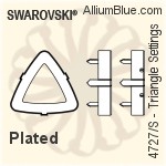 Swarovski Calypso Settings (4760/S) 22x12.5mm - Plated