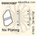 Swarovski Wing Settings (4790/S) 32x13.5mm - Plated