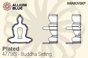 施华洛世奇 Buddha Setting (4779/S) 18x15.6mm - 镀面