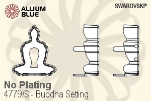 施華洛世奇 Buddha Setting (4779/S) 18x15.6mm - 無鍍層 - 關閉視窗 >> 可點擊圖片