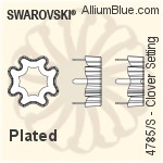 Swarovski Clover Setting (4785/S) 23mm - Plated