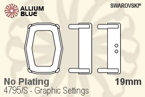 Swarovski Graphic Settings (4795/S) 19mm - No Plating