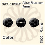 Swarovski Round Bead (5000) 6mm - Color (Half Coated)