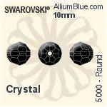 スワロフスキー ラウンド ビーズ (5000) 10mm - クリスタル