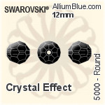 スワロフスキー ラウンド ビーズ (5000) 12mm - クリスタル エフェクト
