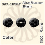施華洛世奇 圓形 串珠 (5000) 10mm - 顏色