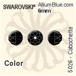 施華洛世奇 Mini Rectangle 串珠 (5055) 8x6mm - 白色（半塗層）