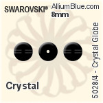 Swarovski Crystal Globe Bead (5028/4) 8mm - Clear Crystal