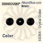 Swarovski Crystal Globe Bead (5028/4) 8mm - Crystal Effect