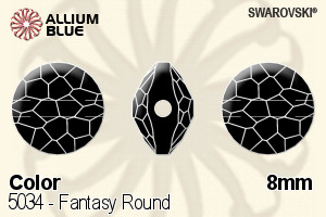 Swarovski Fantasy Round Bead (5034) 8mm - Color - Click Image to Close