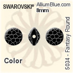 Swarovski Fantasy Round Bead (5034) 8mm - Color