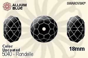 Swarovski Rondelle Bead (5040) 18mm - Colour (Uncoated)