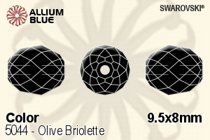 Swarovski Olive Briolette Bead (5044) 9.5x8mm - Color