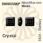 Swarovski Stairway Bead (5624) 10mm - Crystal Effect
