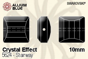 施華洛世奇 Stairway 串珠 (5624) 10mm - 白色（半塗層） - 關閉視窗 >> 可點擊圖片