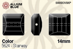 スワロフスキー Stairway ビーズ (5624) 14mm - カラー