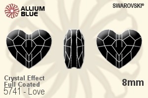 Swarovski Love Bead (5741) 8mm - Crystal Effect (Full Coated) - Haga Click en la Imagen para Cerrar